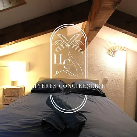 Apartment Triplex 400m Du Port D'hyeres Clim Wifi Pk By Hc *